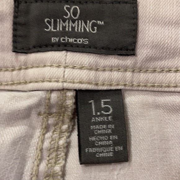 SO SLIMMING By Chico's. Zippers at ankles - Picture 6 of 9